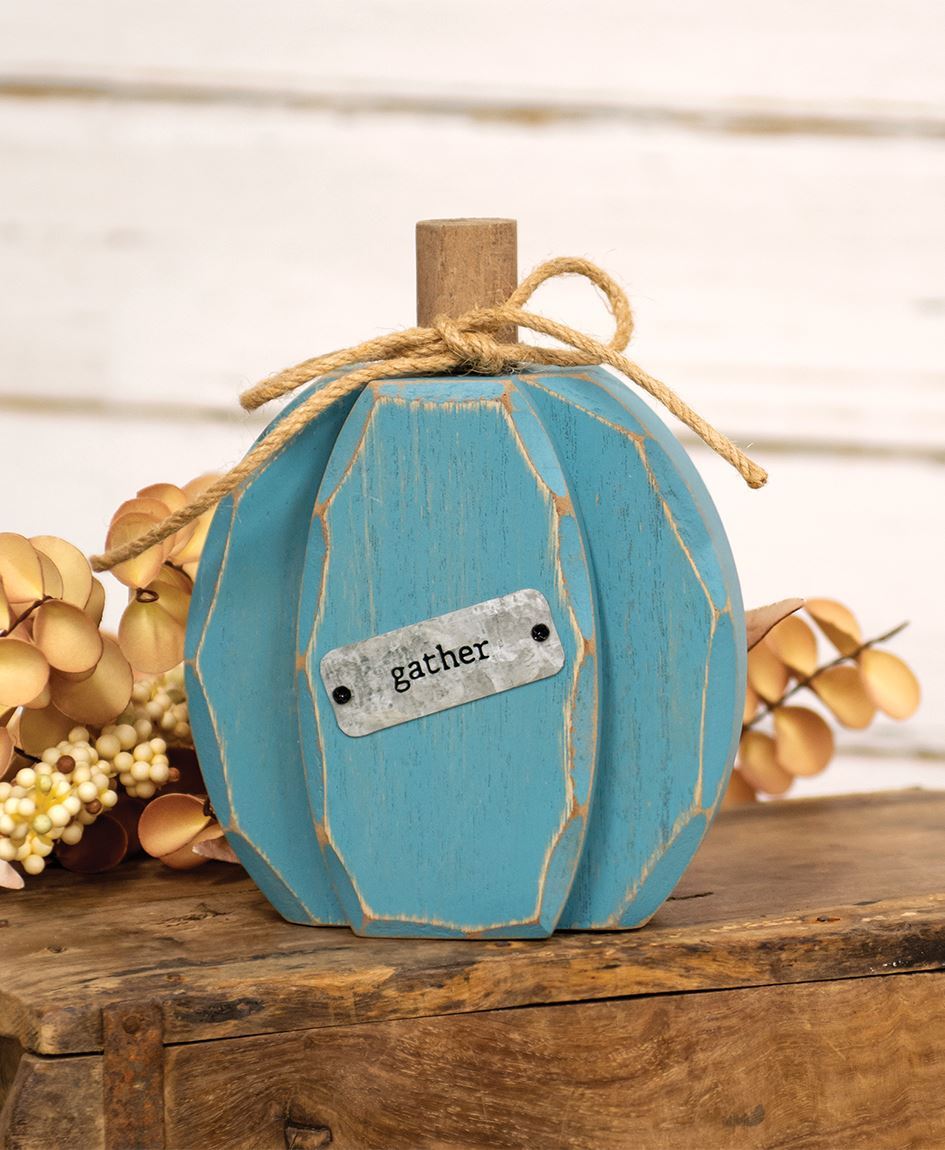 Chunky Fall Pumpkin Sitter